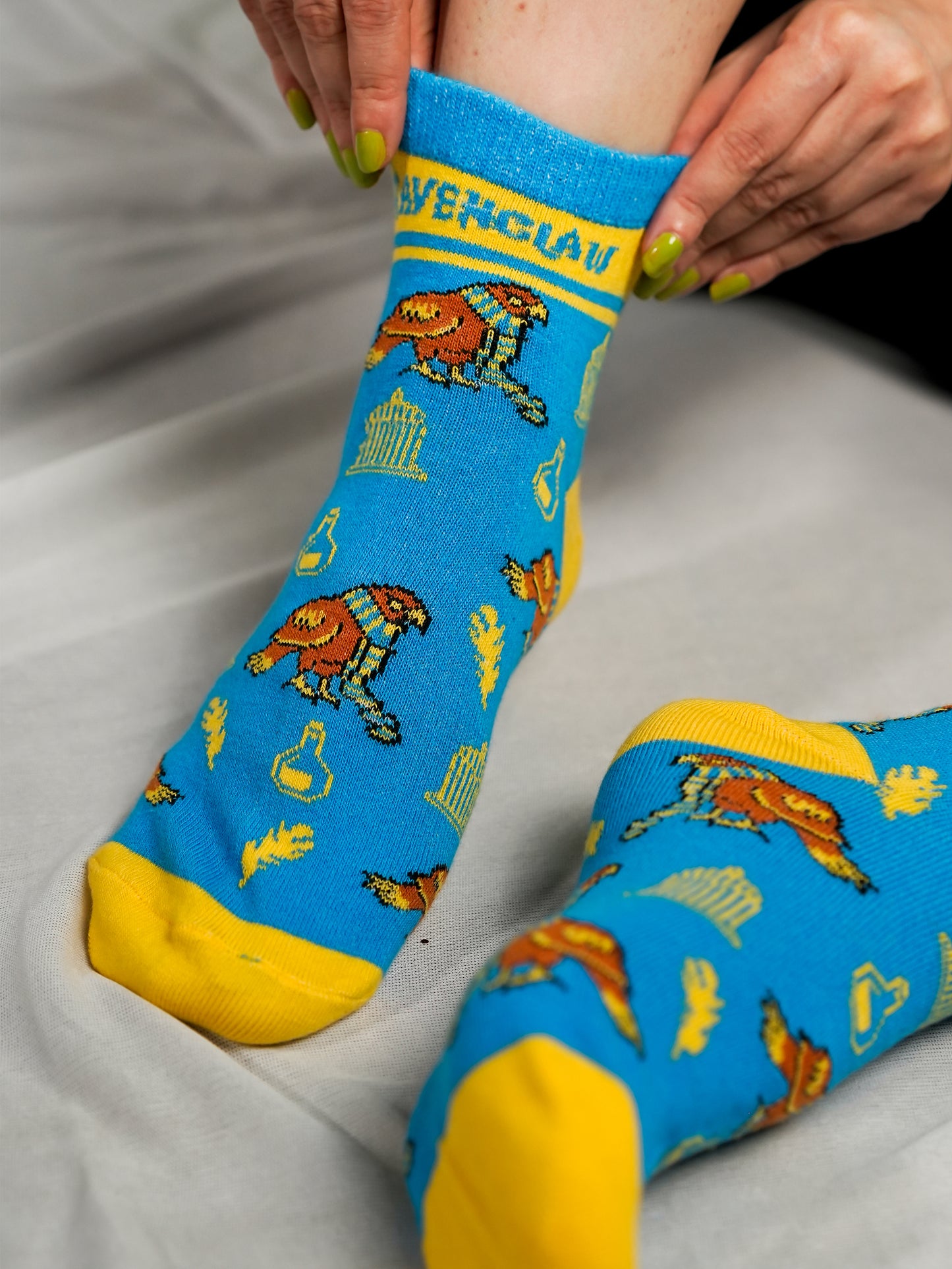 Harry Potter Socks Women (Slytherin & Ravenclaw Combo)