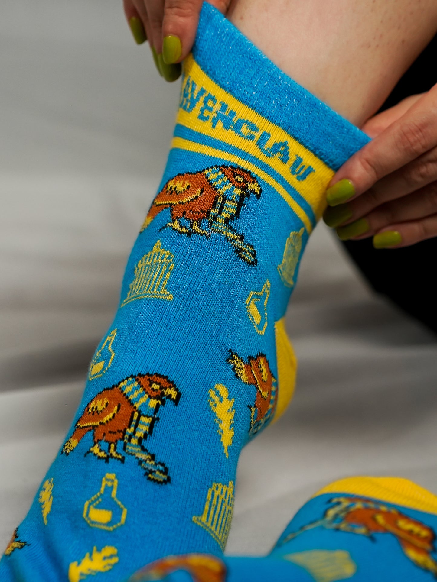 Harry Potter Socks Women (Slytherin & Ravenclaw Combo)